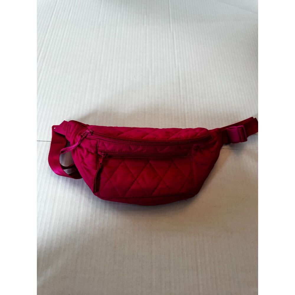 Vera Bradley Pink Quilted Belt Bag Fanny Pack Crossbody Adjustable Waist Bag